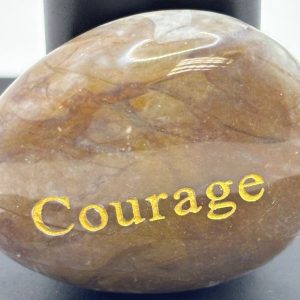 Courage - Word Stone